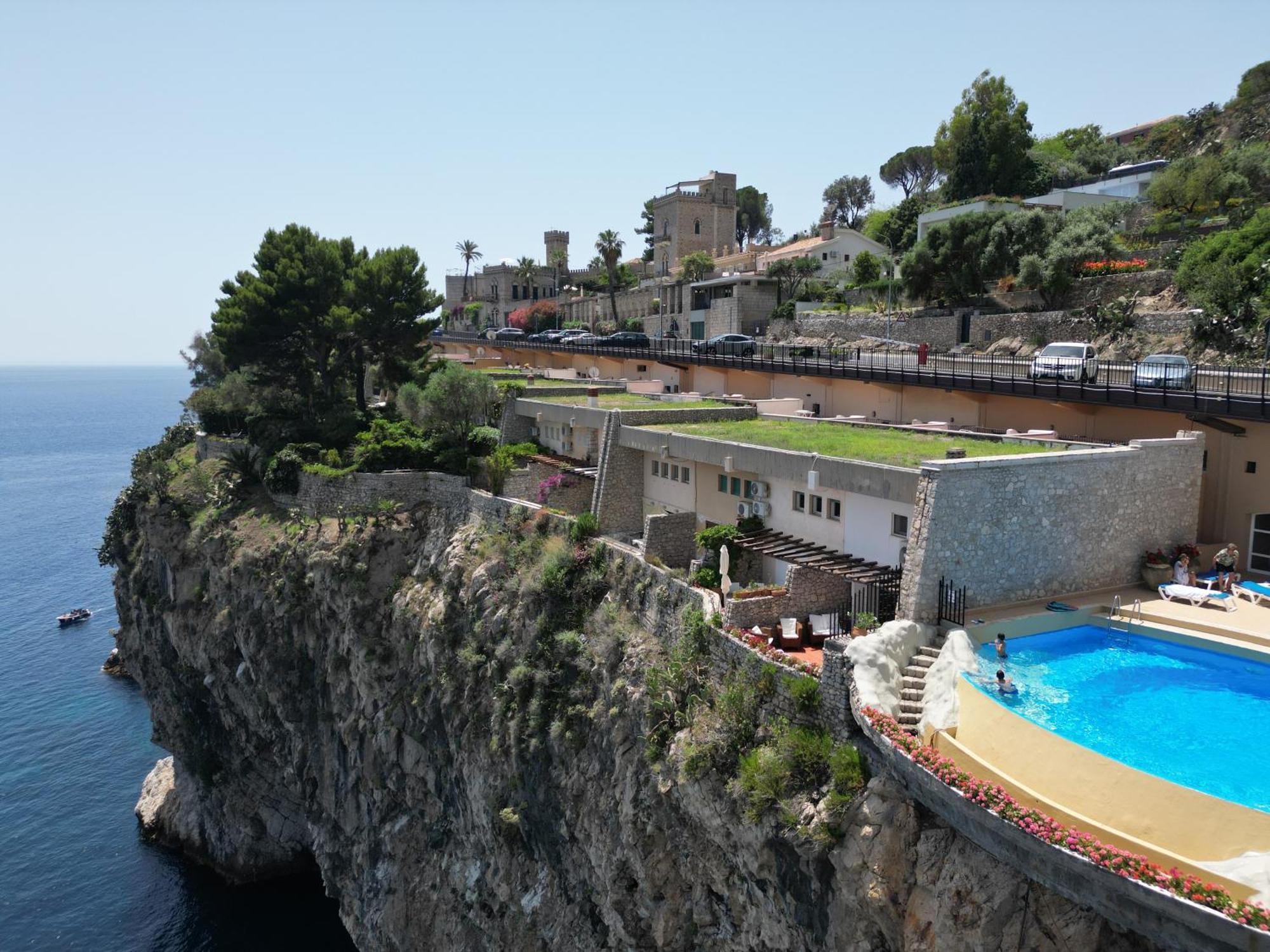 Villa Infinity Vista Mare E Relax Taormina Exterior photo